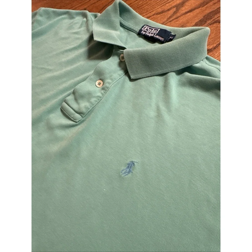 Polo Ralph Lauren Shirt Men's XL Classic - Preppy Mint Green Color w/Pony